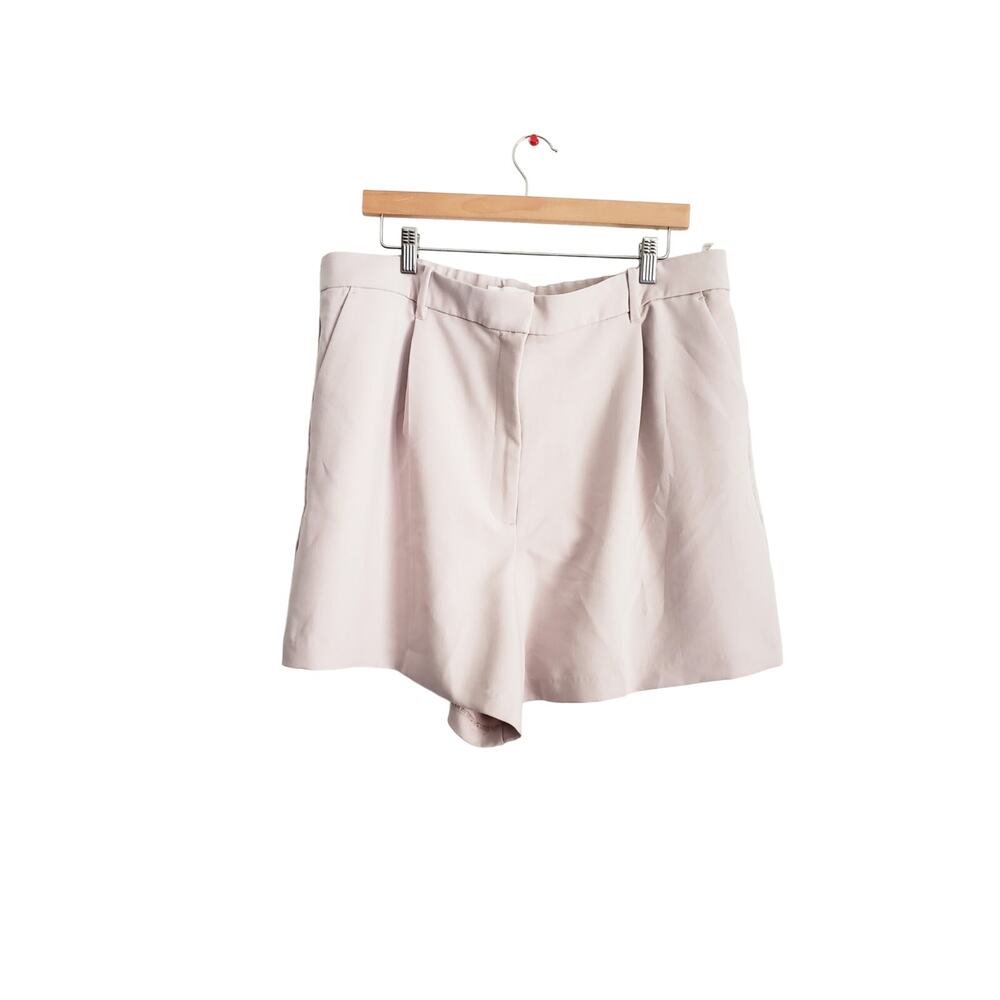 Abercrombie & Fitch Ultra High Rise Tailored Shorts Tan/Beige Size XL